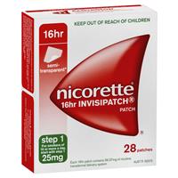 Nicorette Invispatch 25mg 28 Pack