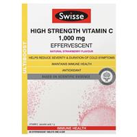 Swisse Ultiboost High Strength Vitamin C 60 Effervescent Tablets