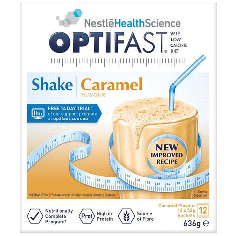 Optifast VLCD Shake Caramel 12 x 53g